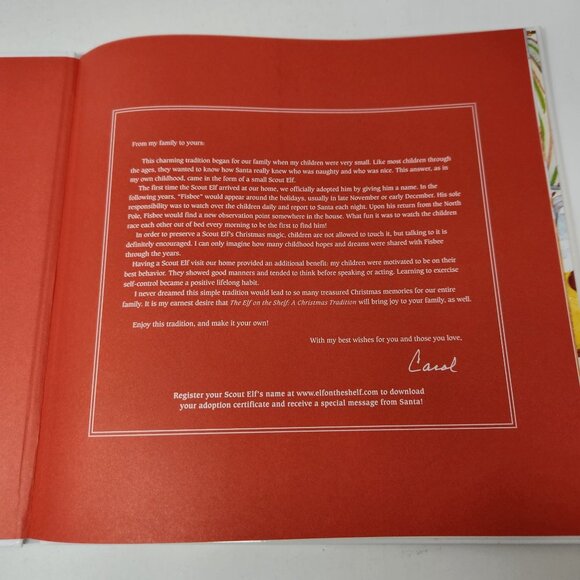 The Elf On The Shelf A Christmas Tradition Book By Carol V. Aebersold & Chanda A - Picture 5 of 9